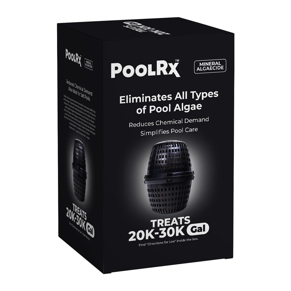 PoolRx pool unit in a skimmer basket for easy maintenance