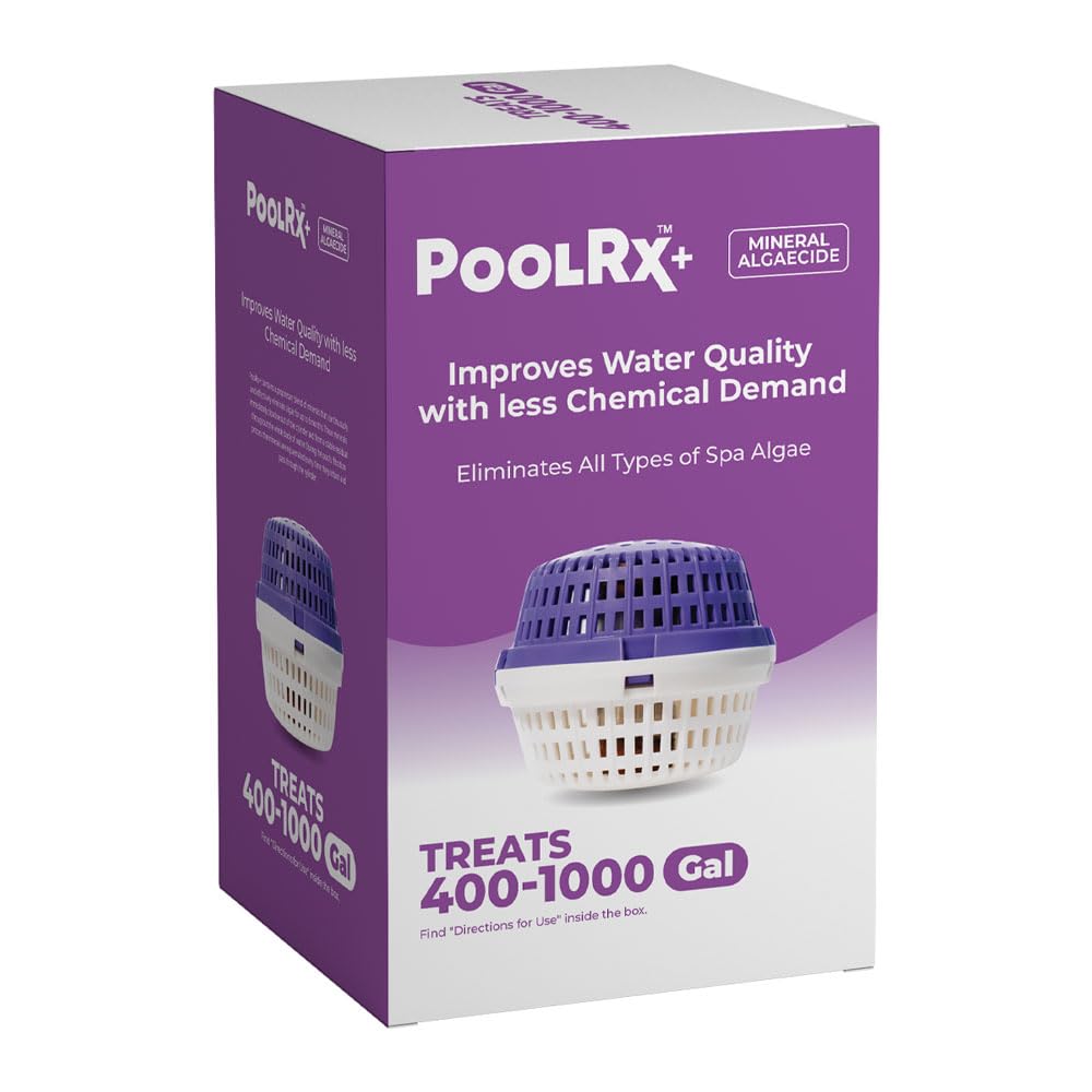 PoolRX+ spa Unit exterior 400-1000g demonstrates compact housing for simple spa maintenance.