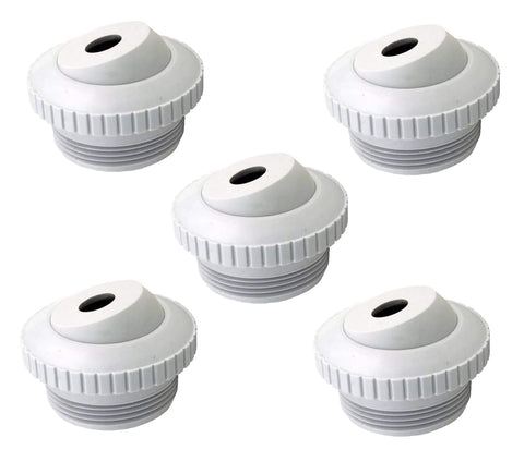 Pool Supply Town Hydrostream return jet front view showing sleek white finish for spa compatibility
