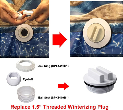 Pool Supply Town Hydrostream installation in pool simplifies Hayward SP1419C replacement