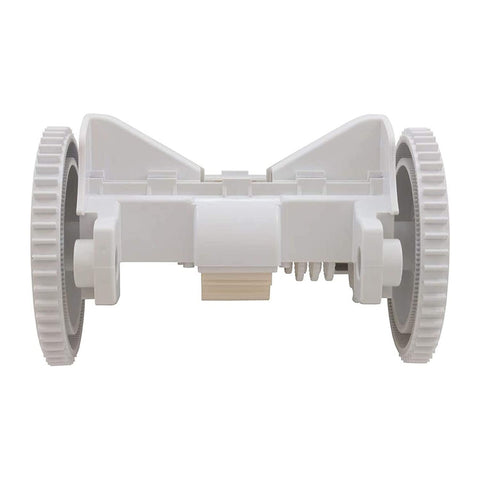 White frame kit from Poolvergnuegen adds solid support to The Pool Cleaner 2-Wheel.