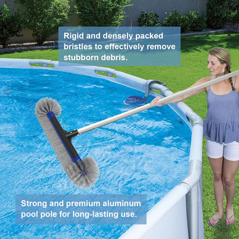 Poolvio 270-micron mesh captures small debris that others miss.