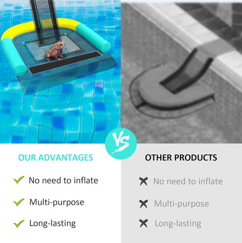 Poolvio Animal Saving Escape Ramp with textured surface for grip.