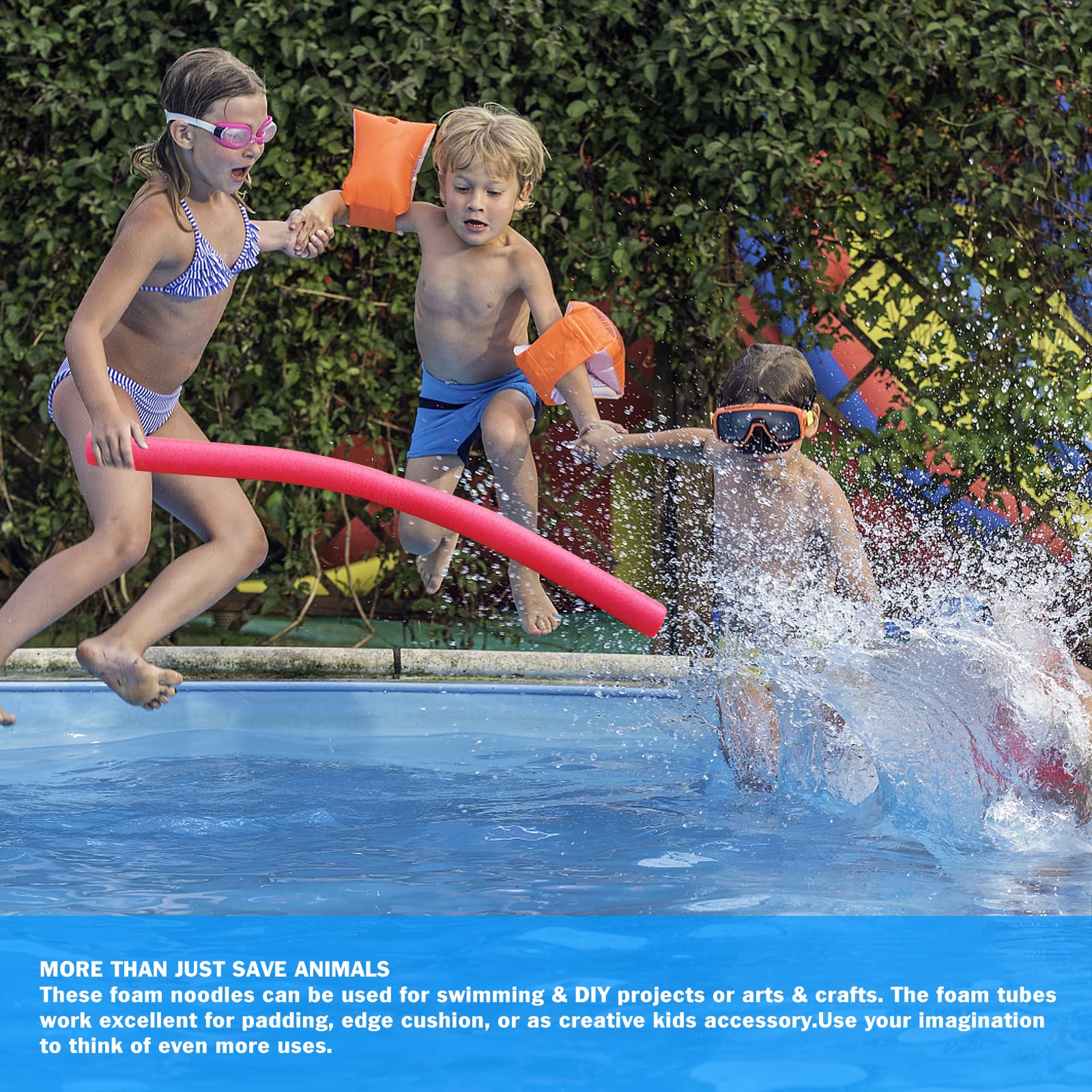 Poolvio bright escape ramp highly visible next to a pool edge