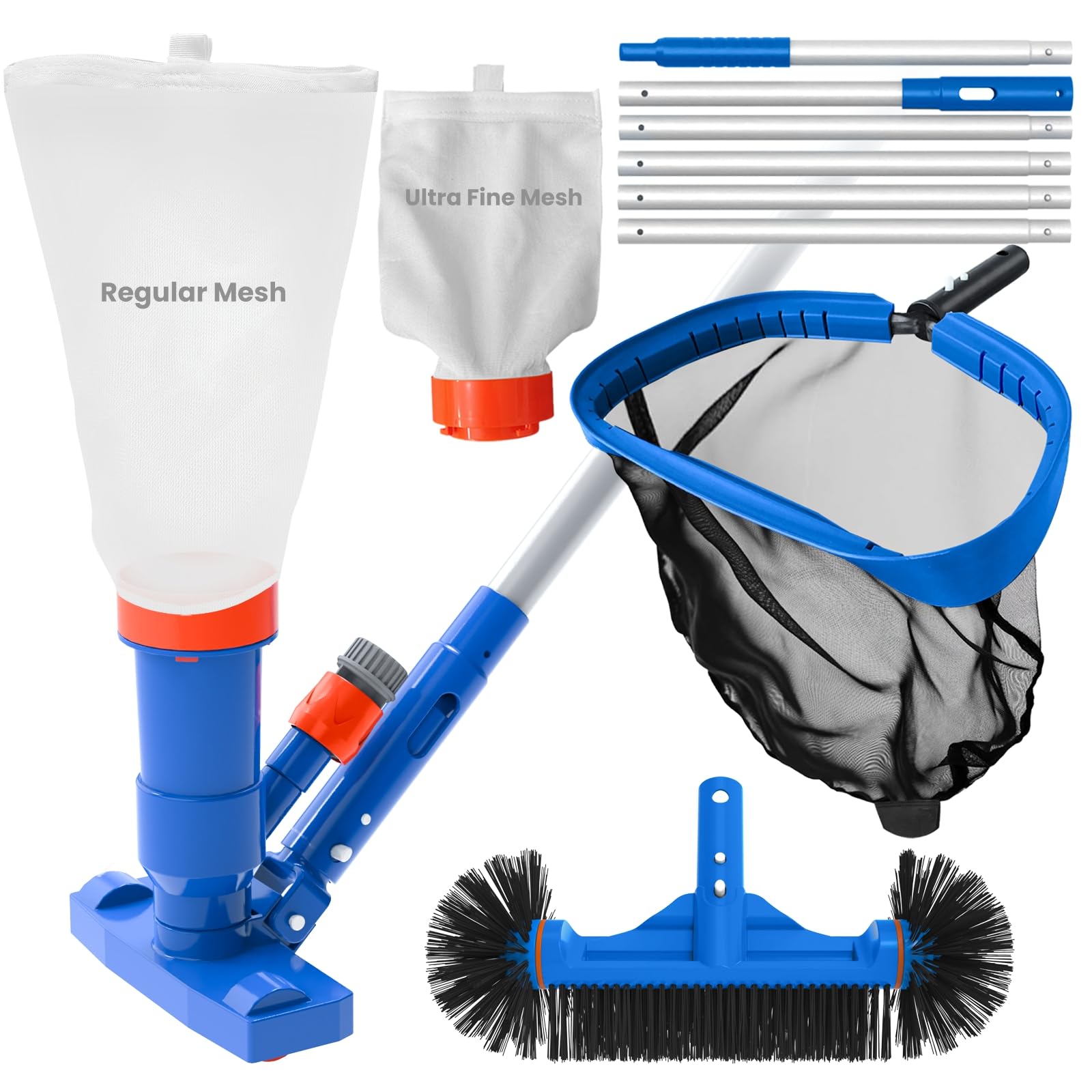Poolvio spa jet vacuum hose connection enabling strong suction.