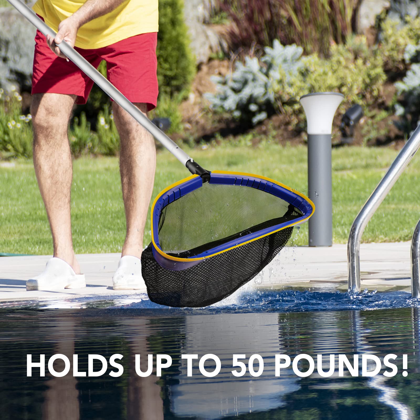 Poolvio versatile use for above-ground and in-ground pools and ponds.