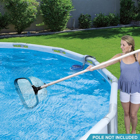 POOLWHALE ultra-fine mesh captures fine sediment and pollen for cleaner water.