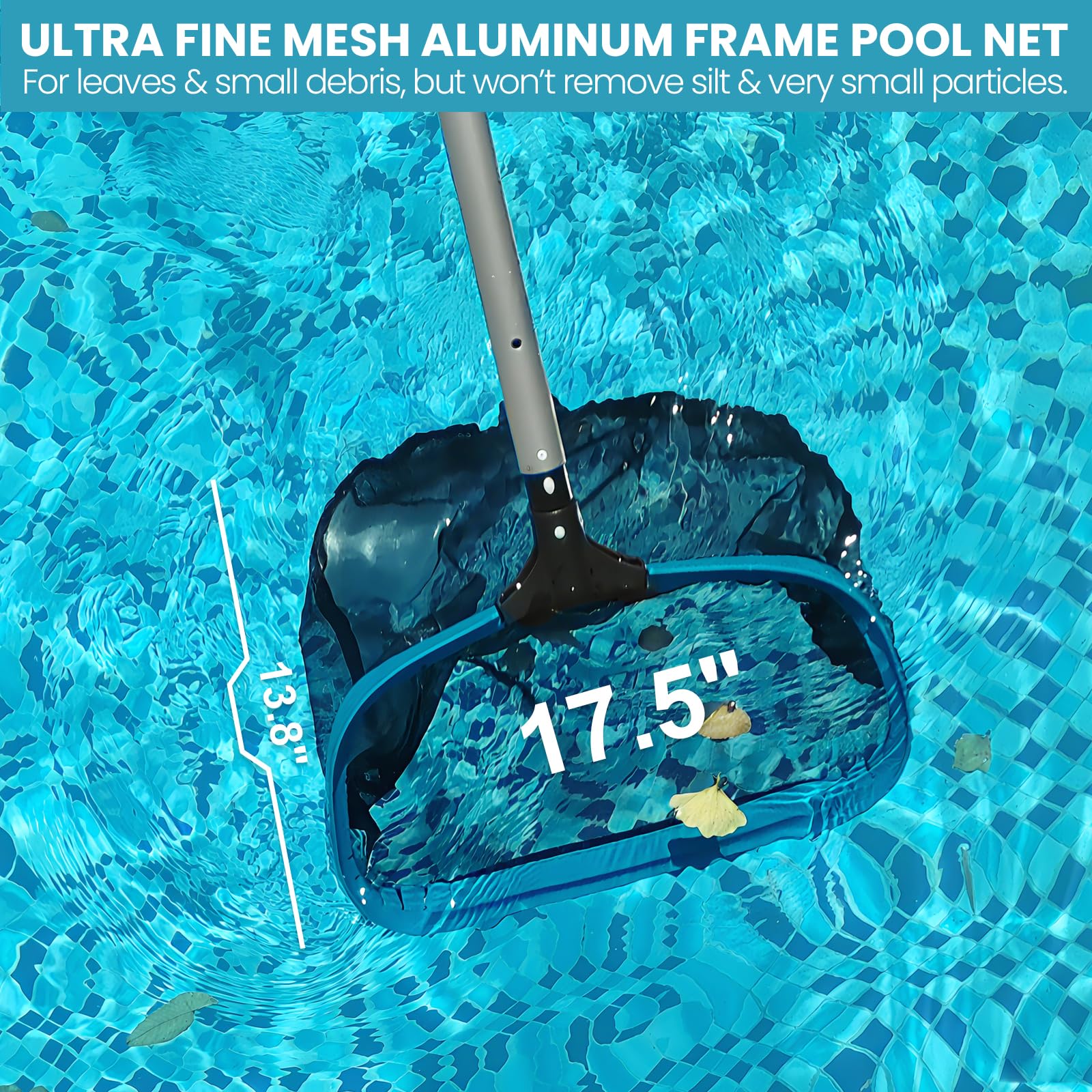 POOLWHALE Deluxe 1-1/4in pole connectors fit most tools.