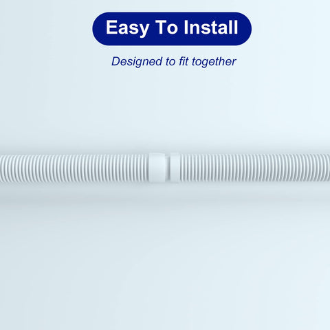 POOLWHALE durable, flexible hose reduces kinks for longer pool seasons.