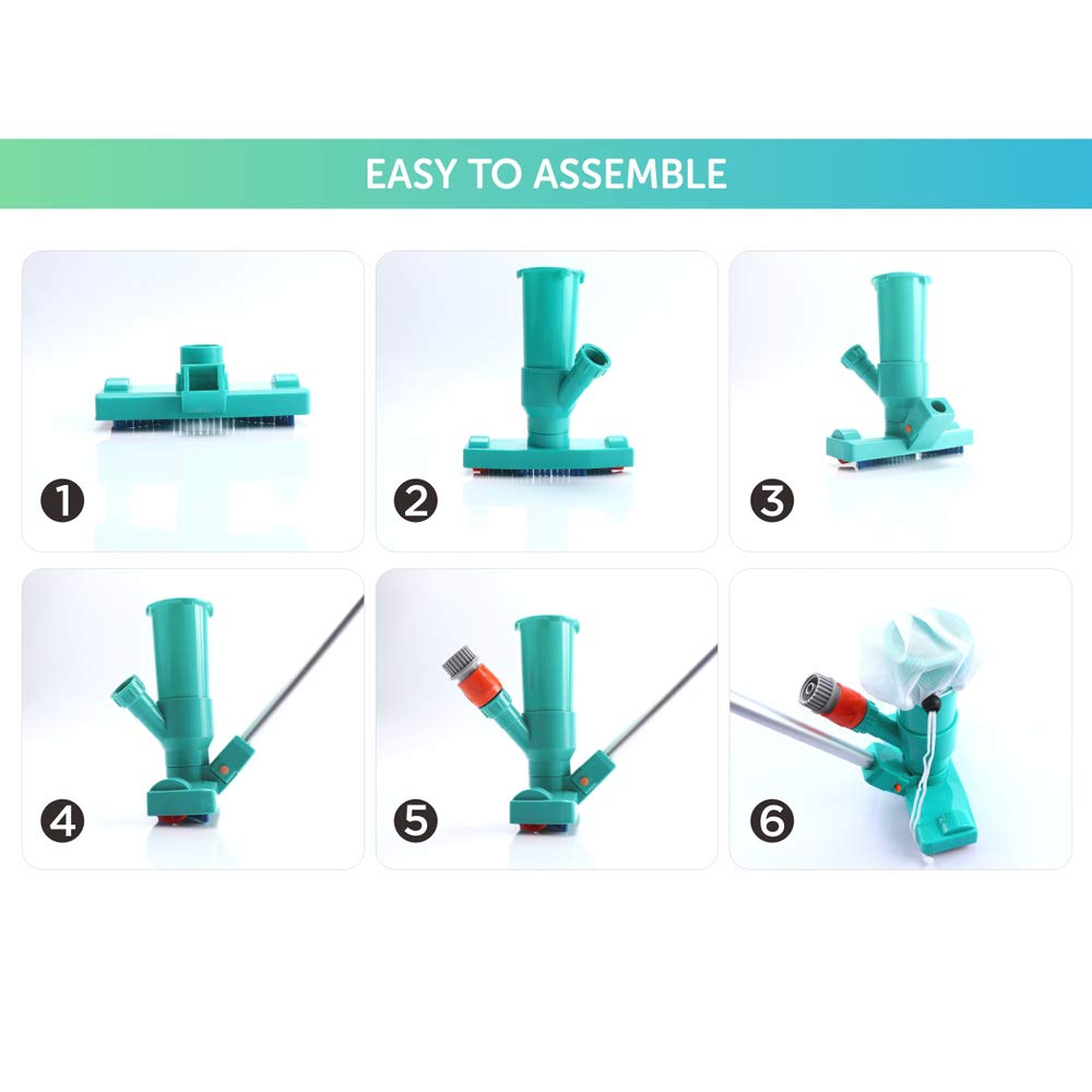 PoolWHALE easy-assembly design speeds up setup and storage.