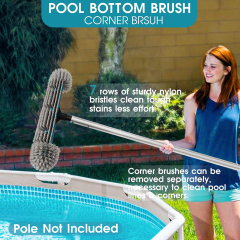 PoolWhale EZ clip handle buttons prevent pinching during attachment.
