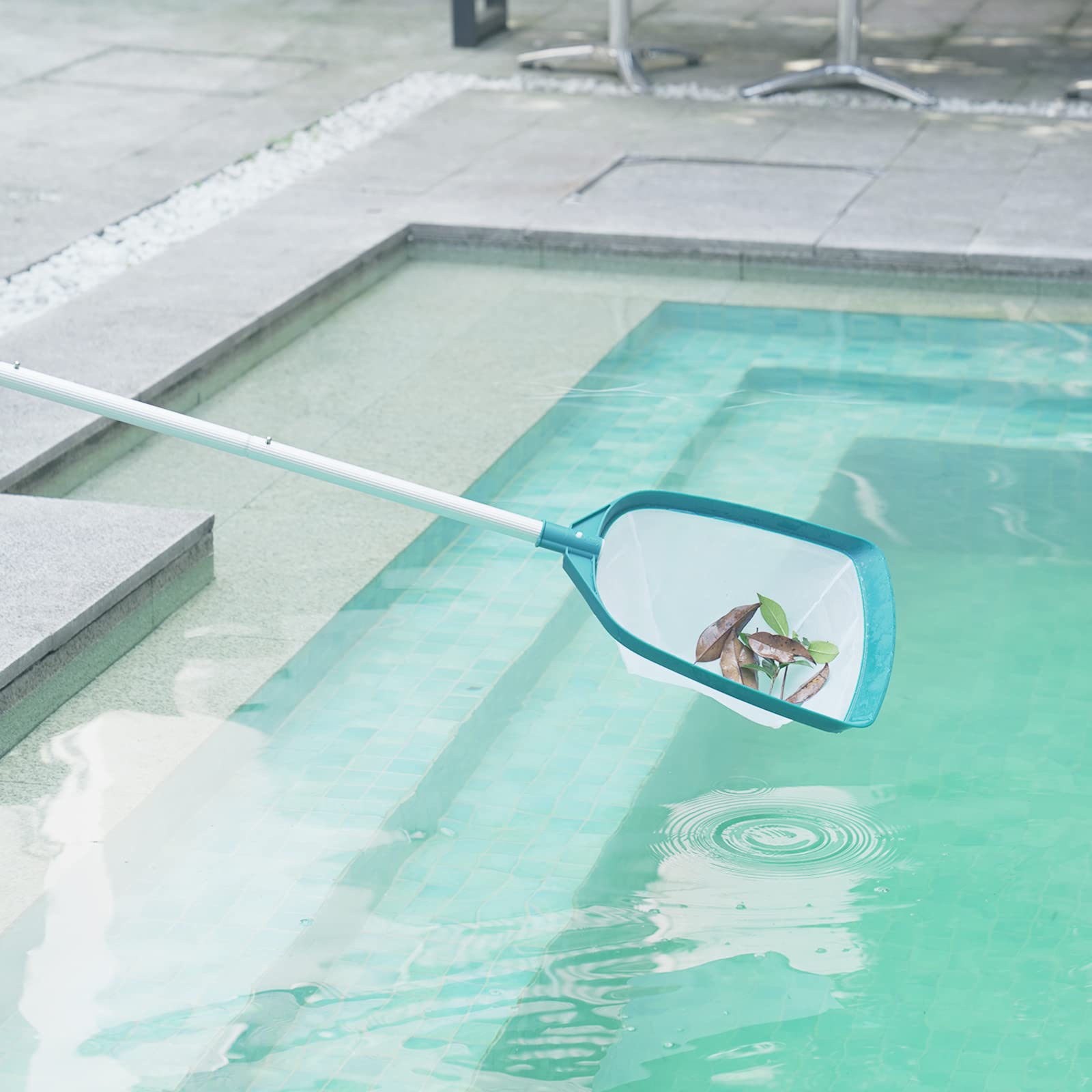 POOLWHALE all-in-one pool accessory with adjustable length and quick setup.