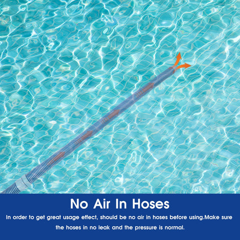 POOLWHALE Pool Vac compatibility hose for suction cleaners