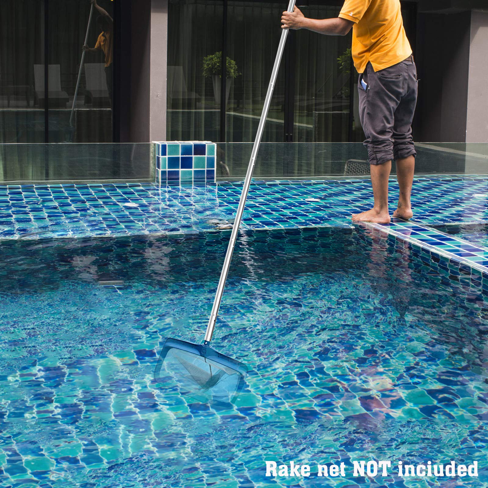poolwhale professional-grade aluminum-pole delivers durable performance over seasons.
