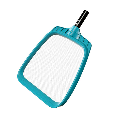 POOLWHALE professional skimmer net angled for fast debris pickup