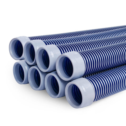 POOLWHALE professional vacuum hose with 1.5-inch diameter and eight 3-foot sections for pool cleaners