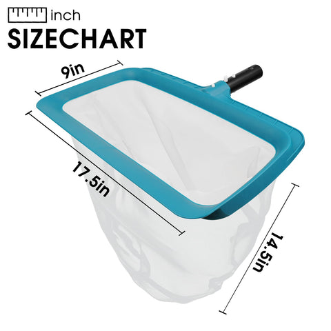 POOLWHALE ultra fine mesh bag filters small debris while protecting pool life.
