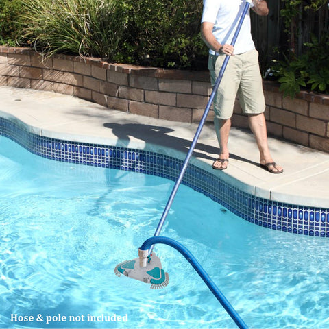 POOLWHALE wide cleaning area covers large pools quickly and efficiently.