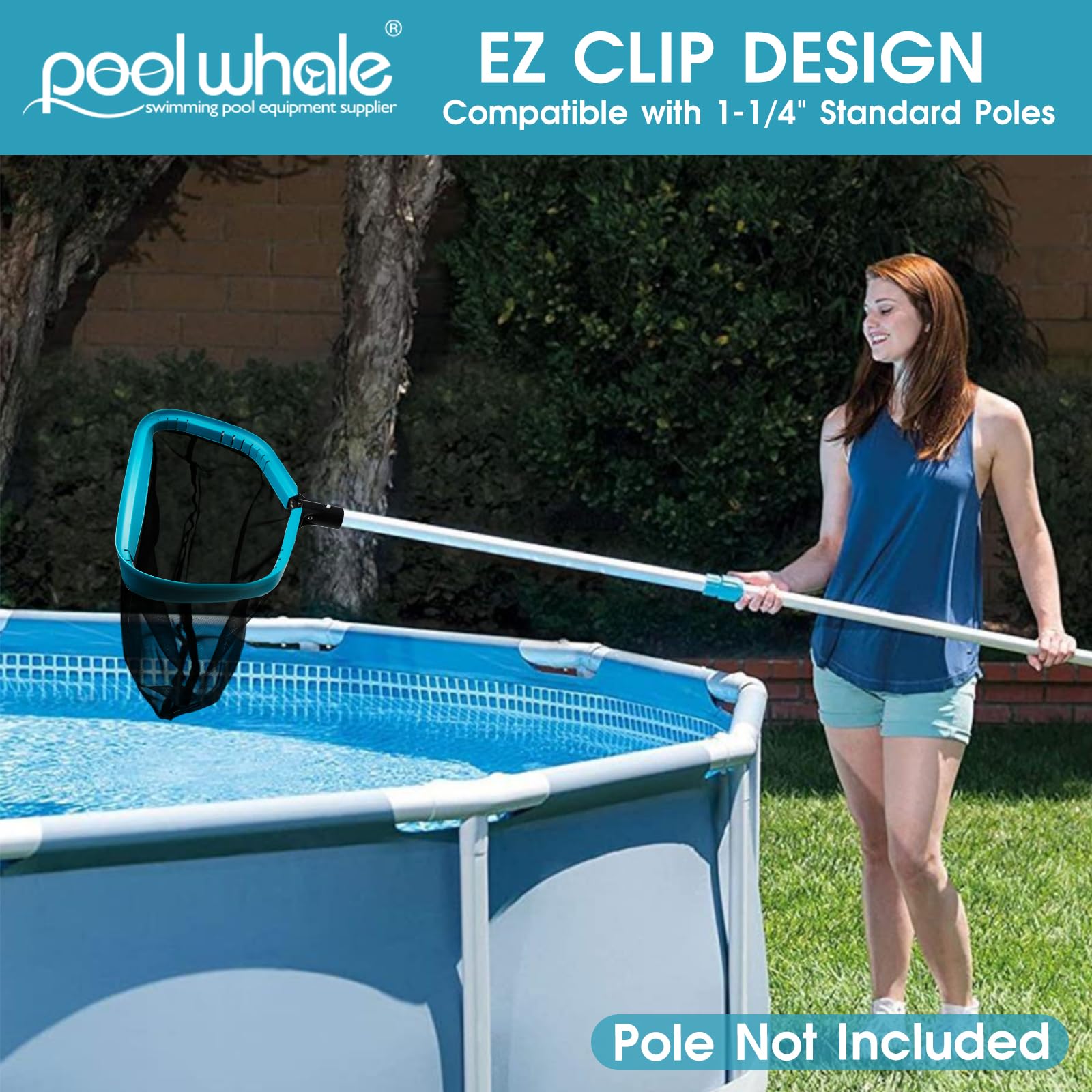 POOLWHALE versatile for inground, above-ground pools and hot tubs