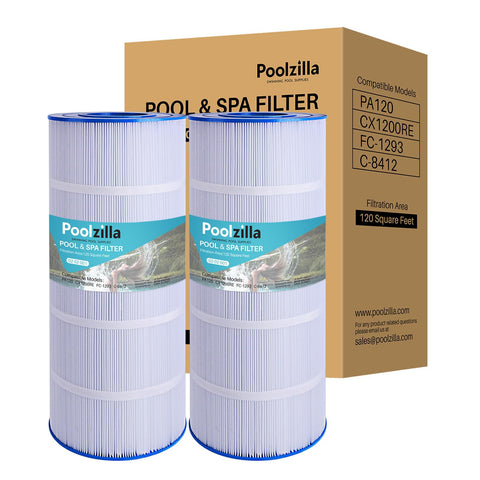 Poolzilla 2-pack filter cartridge compatible with C1200 and CX1200RE models.
