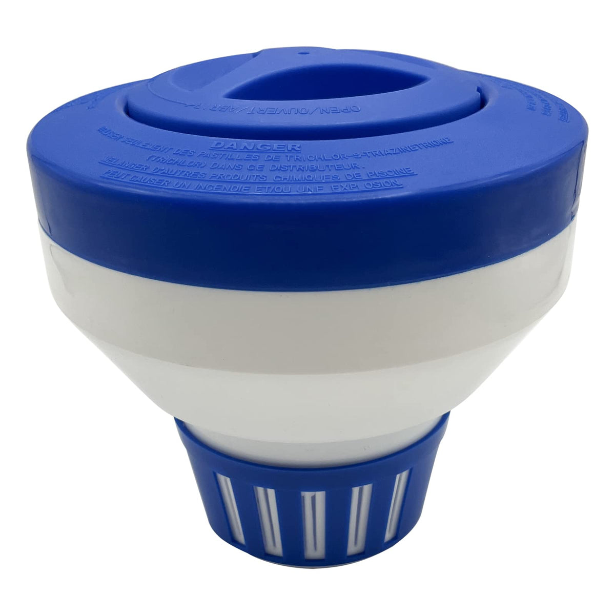 Poolzilla Deluxe Chlorine Feeder with adjustable collar for precise chlorine dispersion in pools.