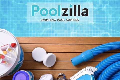 Poolzilla chlorine feeder with simple cap removal for quick tablet loading.
