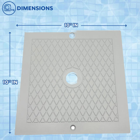 Poolzilla skimmer lid for Hayward SP082 in close-up, durable build.