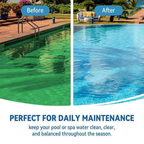 PooolWavify tablets compatible with common pool dispensers for easy maintenance.