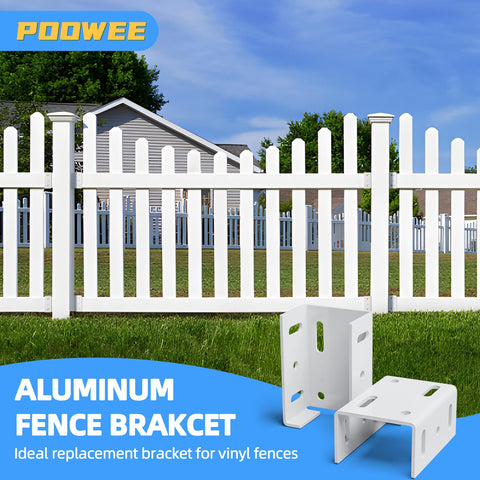 POOWEE outdoor aluminum bracket offers weather-resistant durability