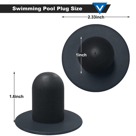 Popbee wall plug for above-ground pools seals for maintenance