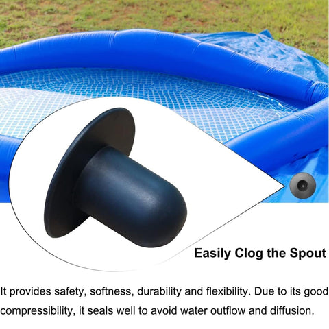 Popbee compact plugs store-ready for on-site pool maintenance