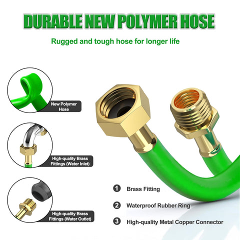 POPBULL package includes reel, hoses, mount and manual.