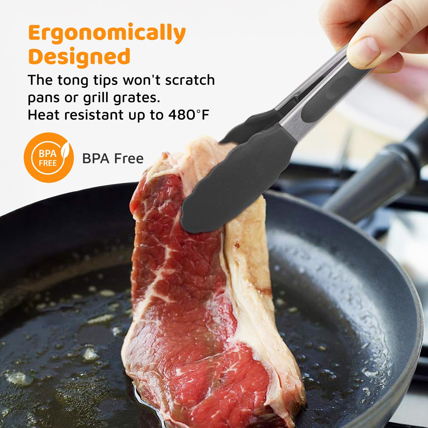 Popco salad tongs ideal for tossing and serving at the table.
