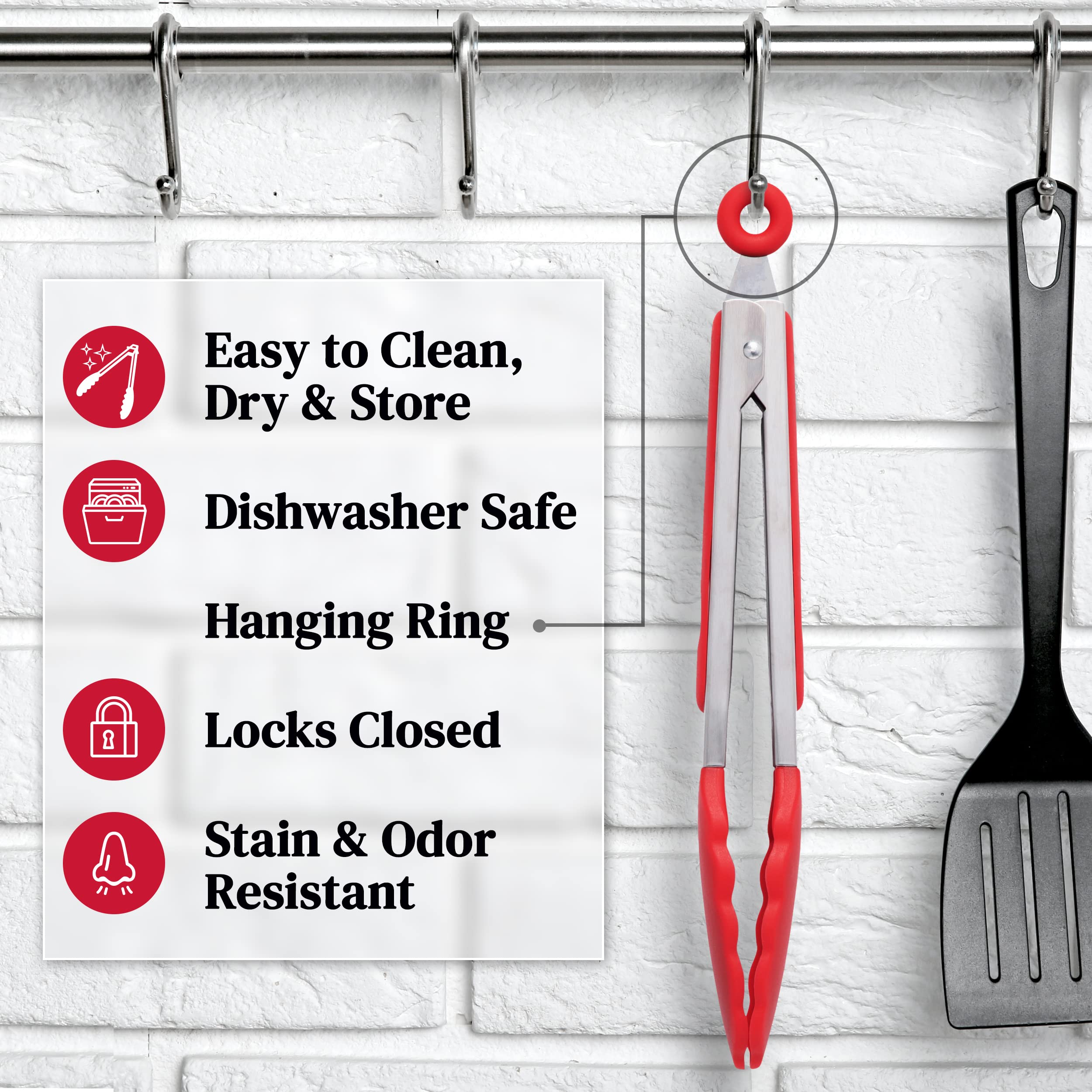 POPCO soft-grip handle for comfortable extended use.