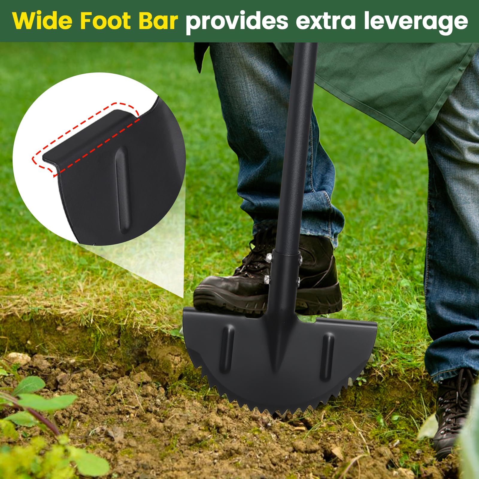 PoPoHoser Half Moon footplate design enabling deeper cuts