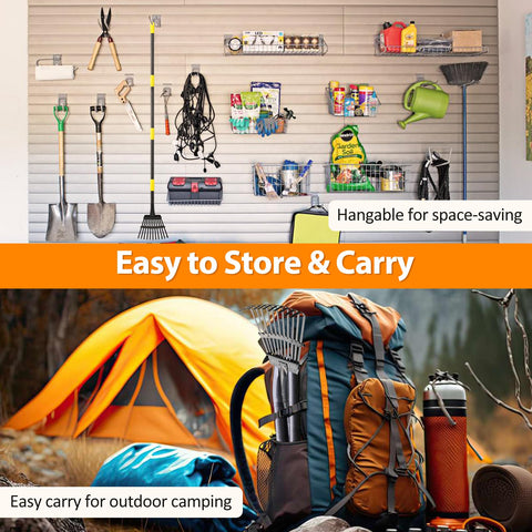 PoPoHoser hangable design for compact, easy storage