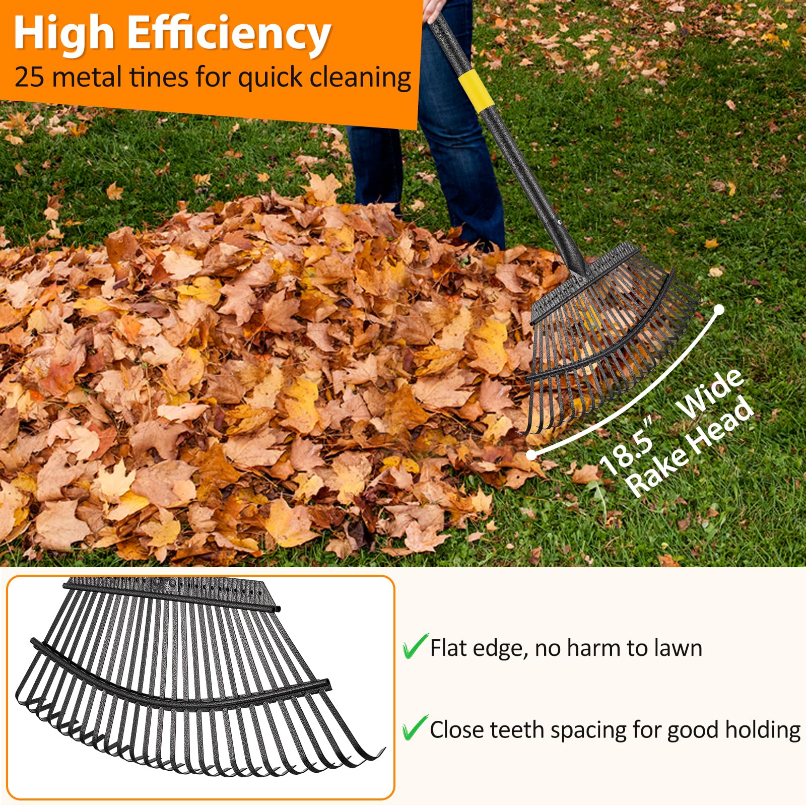 PoPoHoser sturdy steel construction ensures lasting yard use