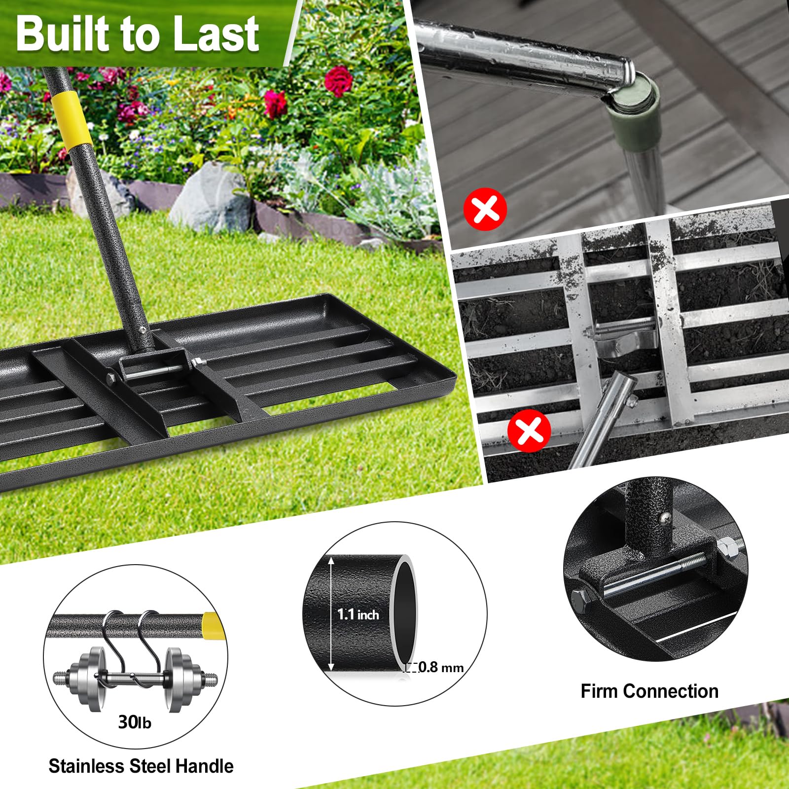 PoPoHoser Stainless steel head resists rust, lasting season after season
