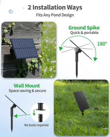 POPOSOAP 2W outdoor-ready design built for durable pond use.