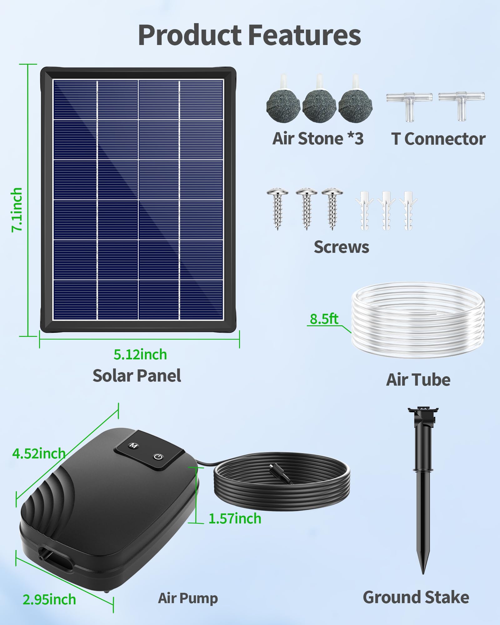 Outdoor-ready design withstands weather while providing steady aeration for POPOSOAP.