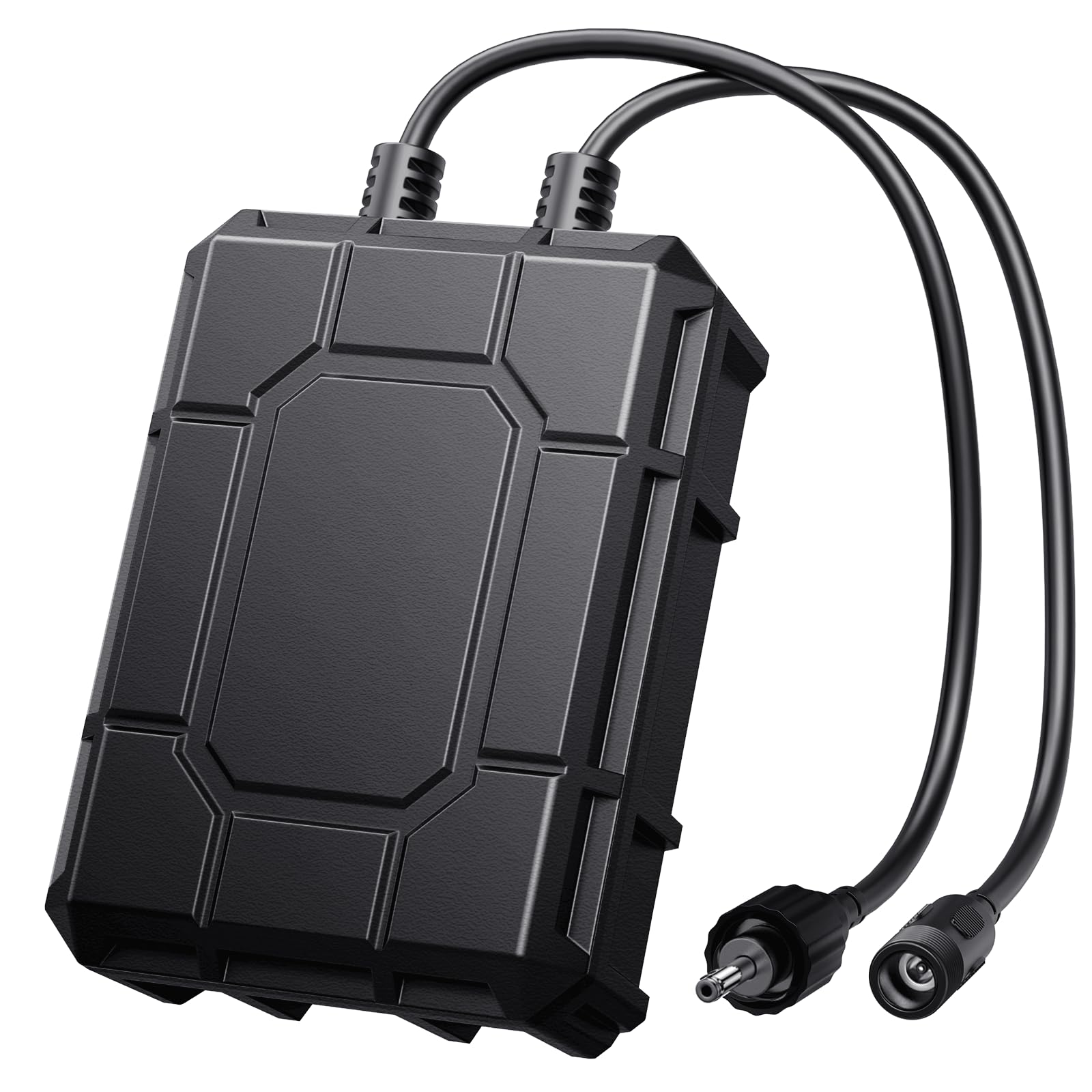 POPOSOAP battery backup front view showing compact design and accessibility.