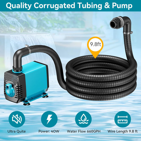 POPOSOAP filter bag helps keep water clean and pump unclogged.