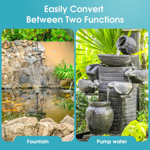 POPOSOAP fountain kit with nozzles and diverter for custom displays.