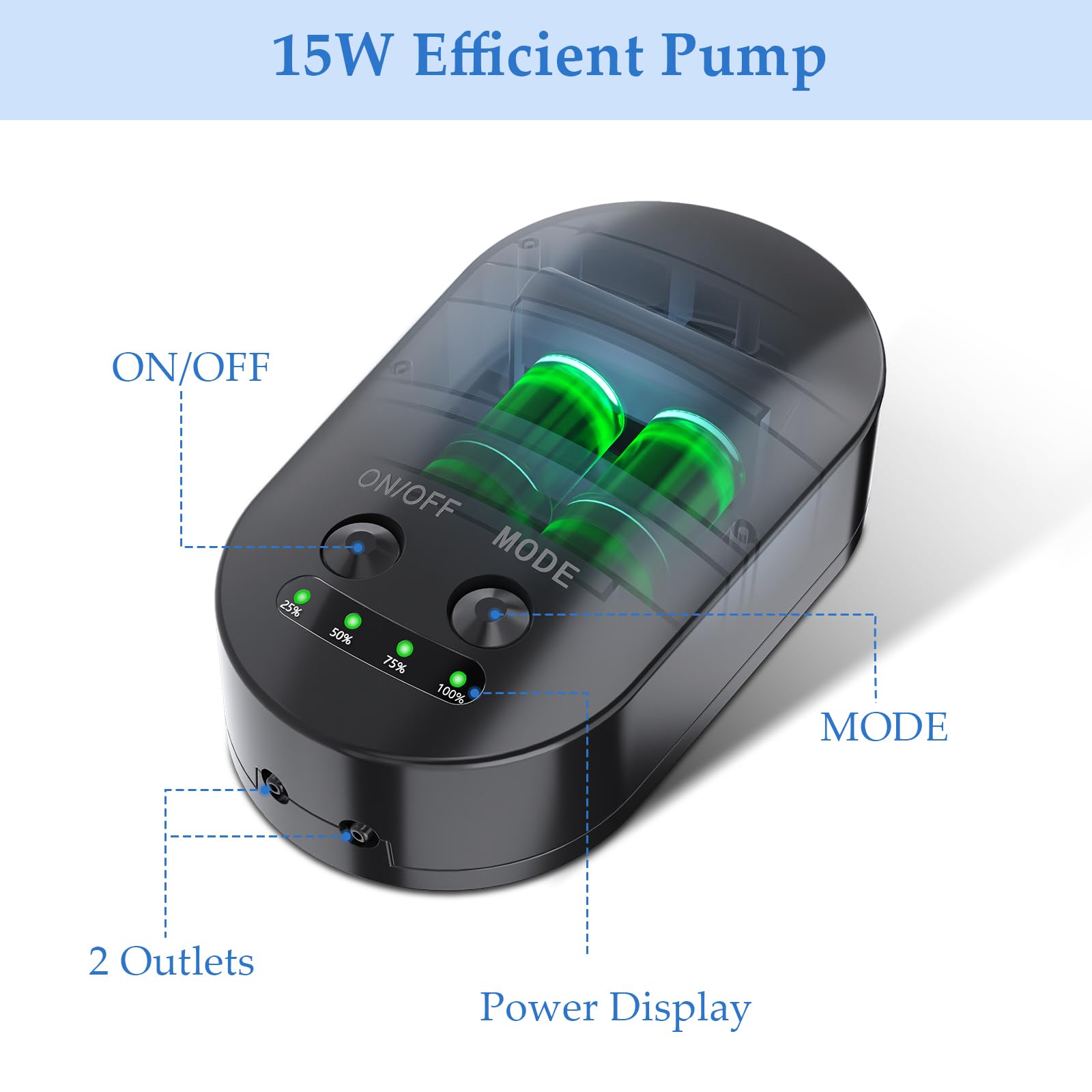 POPOSOAP low-noise pump keeps fish calm and productive