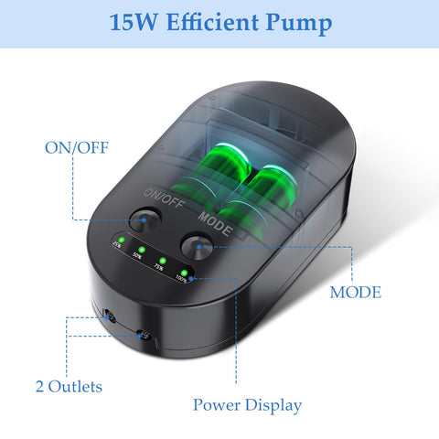 POPOSOAP low-noise pump keeps fish calm and productive