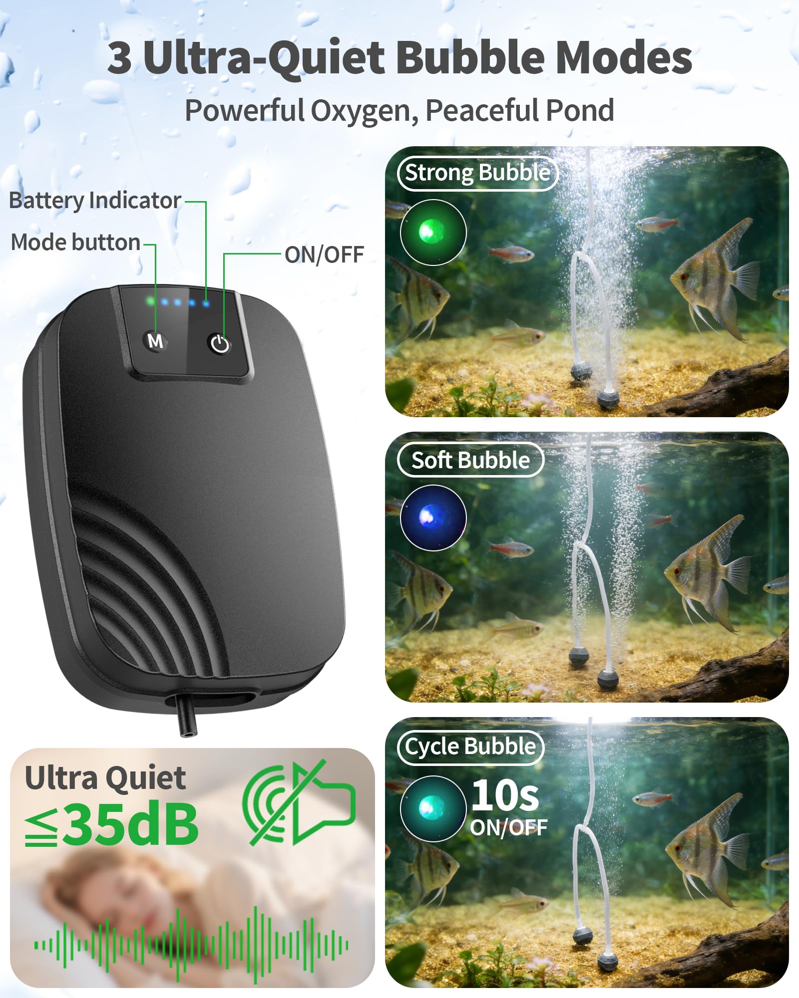 POPOSOAP outdoor-ready design with separate pump and solar panel for durable outdoor use.