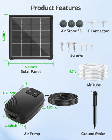 POPOSOAP outdoor installation kit making pond aeration quick and secure.