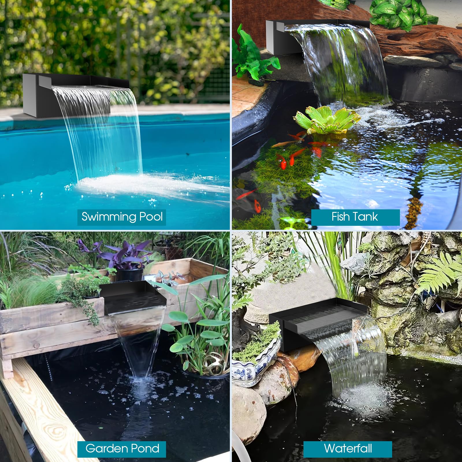 POPOSOAP outdoor water feature setup ready to transform any space.
