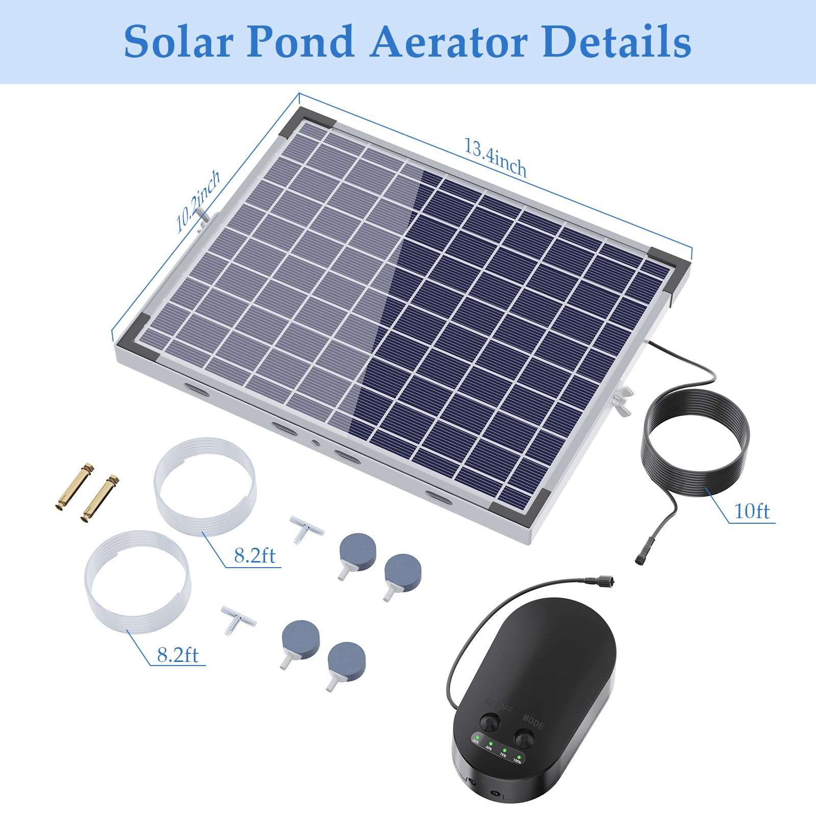 POPOSOAP aerator suited for hydroponics and wildlife tanks, outdoors-ready