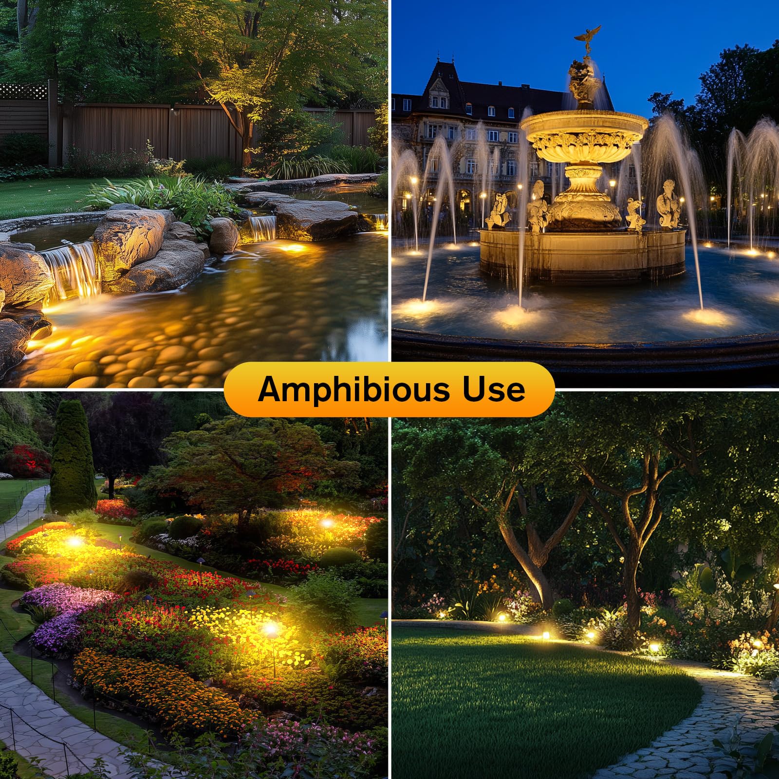 POPOSOAP pool edge spotlight enhances decks with focused light.